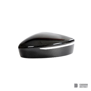 Nissan 400Z (RZ34) carbon fibre mirror caps — made to order in genuine carbon fibre