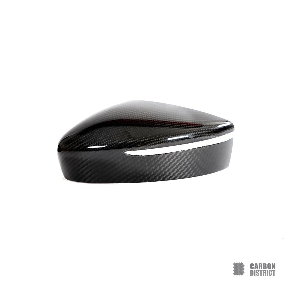 Nissan 400Z (RZ34) carbon fibre mirror caps — made to order in genuine carbon fibre