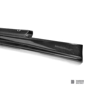 Nissan GT-R (R35) carbon fibre side skirts — full product view