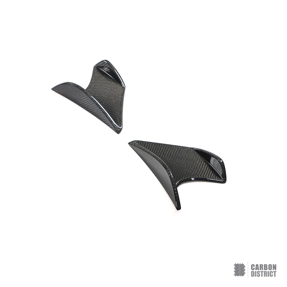 Toyota GR86 (ZN8) carbon fibre front canards — UV-stable gloss finish detail