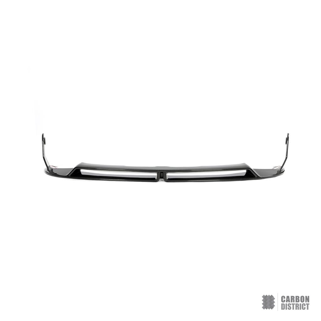 BMW M3 Touring (G81) dry carbon fibre front lip — made to order in genuine carbon fibre