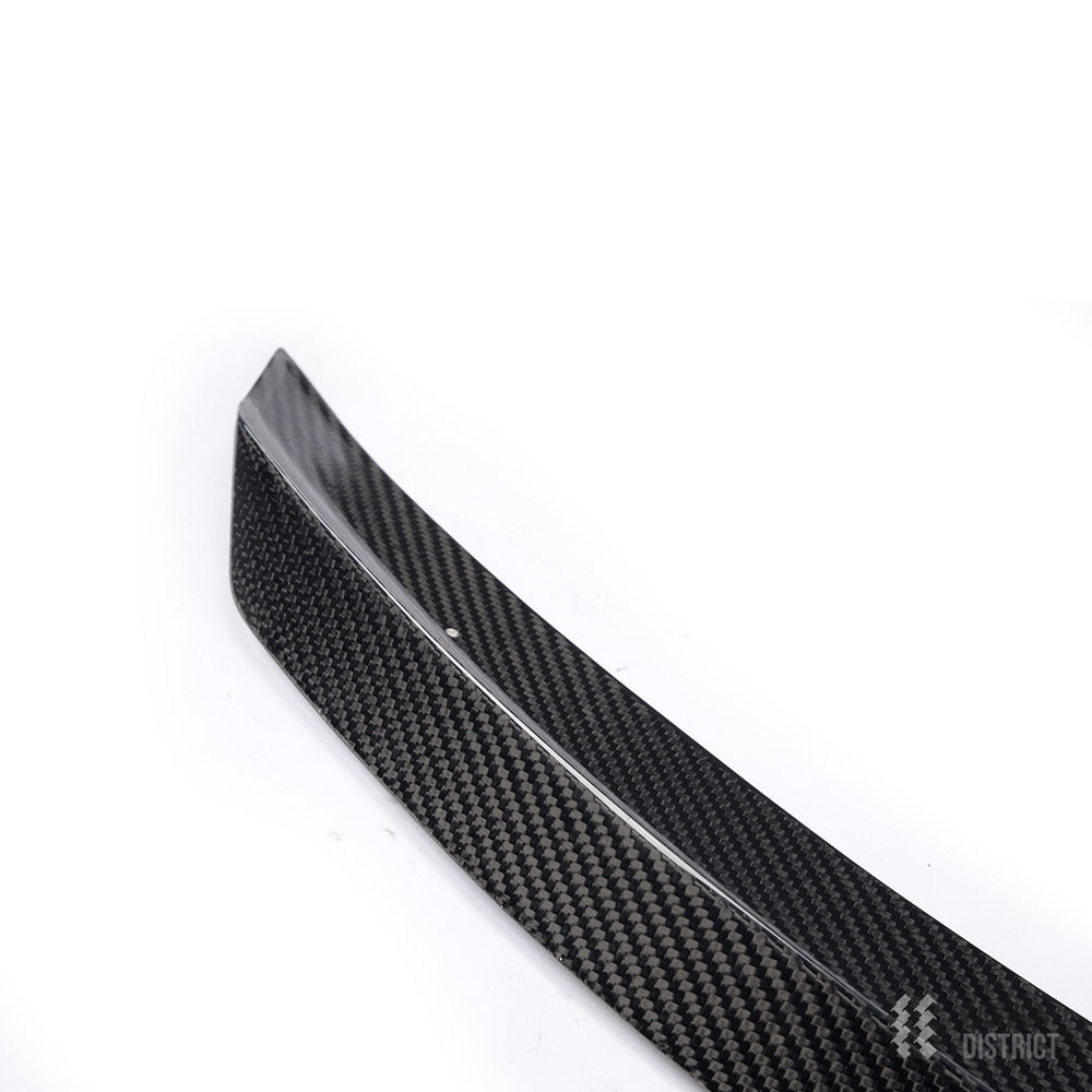 Mercedes C-Class (C205) carbon fibre spoiler — UV-stable gloss finish