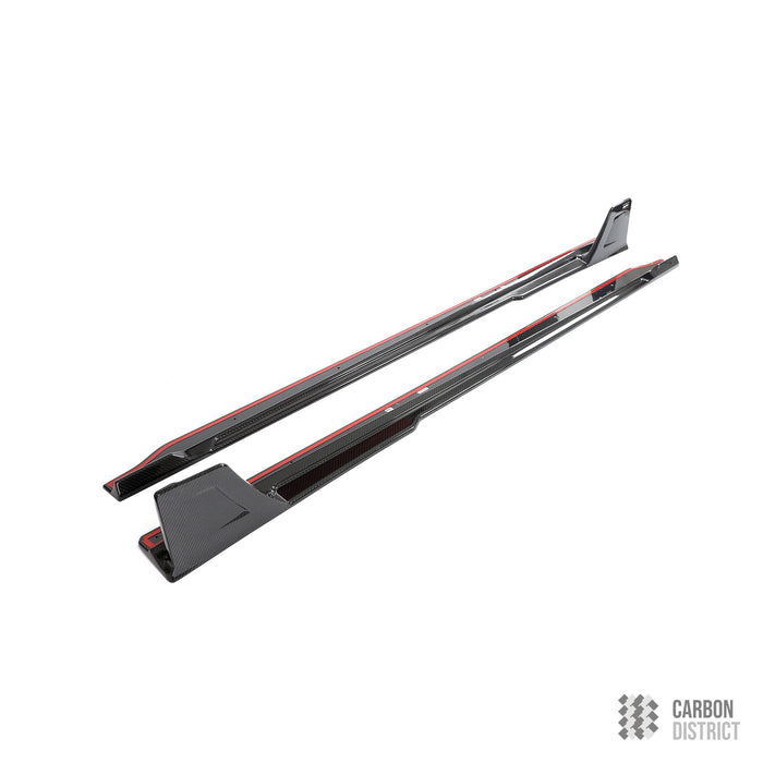 Jupes latérales en fibre de carbone pour BMW M2 (G87)