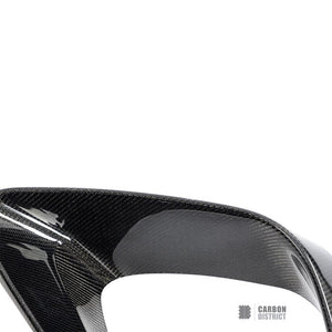Mercedes E63 AMG (W213) carbon fibre front bumper inserts — view 5