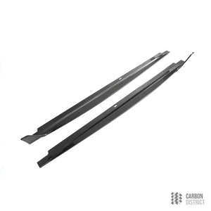 Audi S5 / A5 S-Line Sportback (B9.5) carbon fibre side skirts — fits 2020-2024