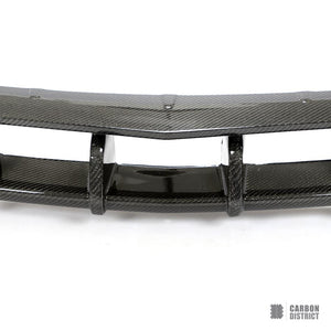 Mercedes E63 (W213) carbon fibre front lip — full product view
