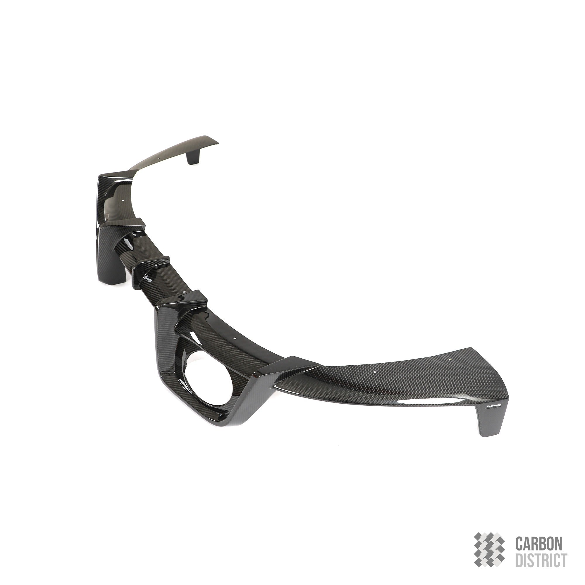 Porsche 911 (992) carbon fibre rear diffuser — UV-stable gloss finish detail