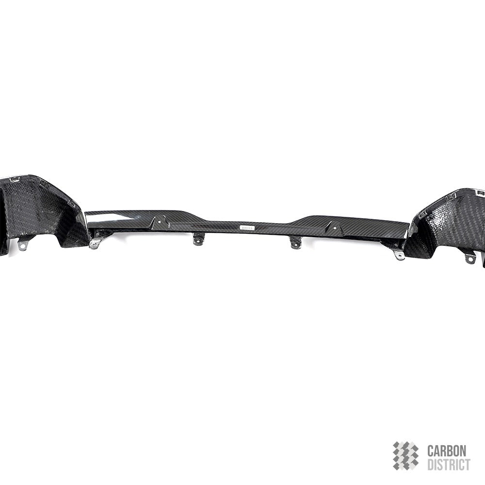 BMW i5 (G60) dry carbon fibre rear diffuser (M Sport) — fits 2024+ i5