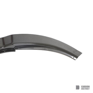 Nissan 400Z (RZ34) carbon fibre front lip — UV-stable gloss finish detail