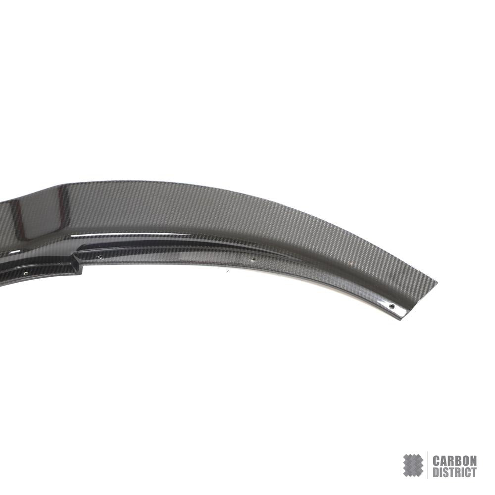 Nissan 400Z (RZ34) carbon fibre front lip — UV-stable gloss finish detail