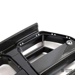 BMW M3 Touring (G81) dry carbon fibre front grille — full product view