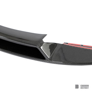 BMW M3 Touring (G81) dry carbon fibre front lip — view 8