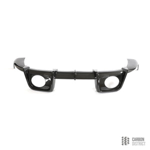 Porsche 911 (992) carbon fibre rear diffuser — 3K twill gloss finish