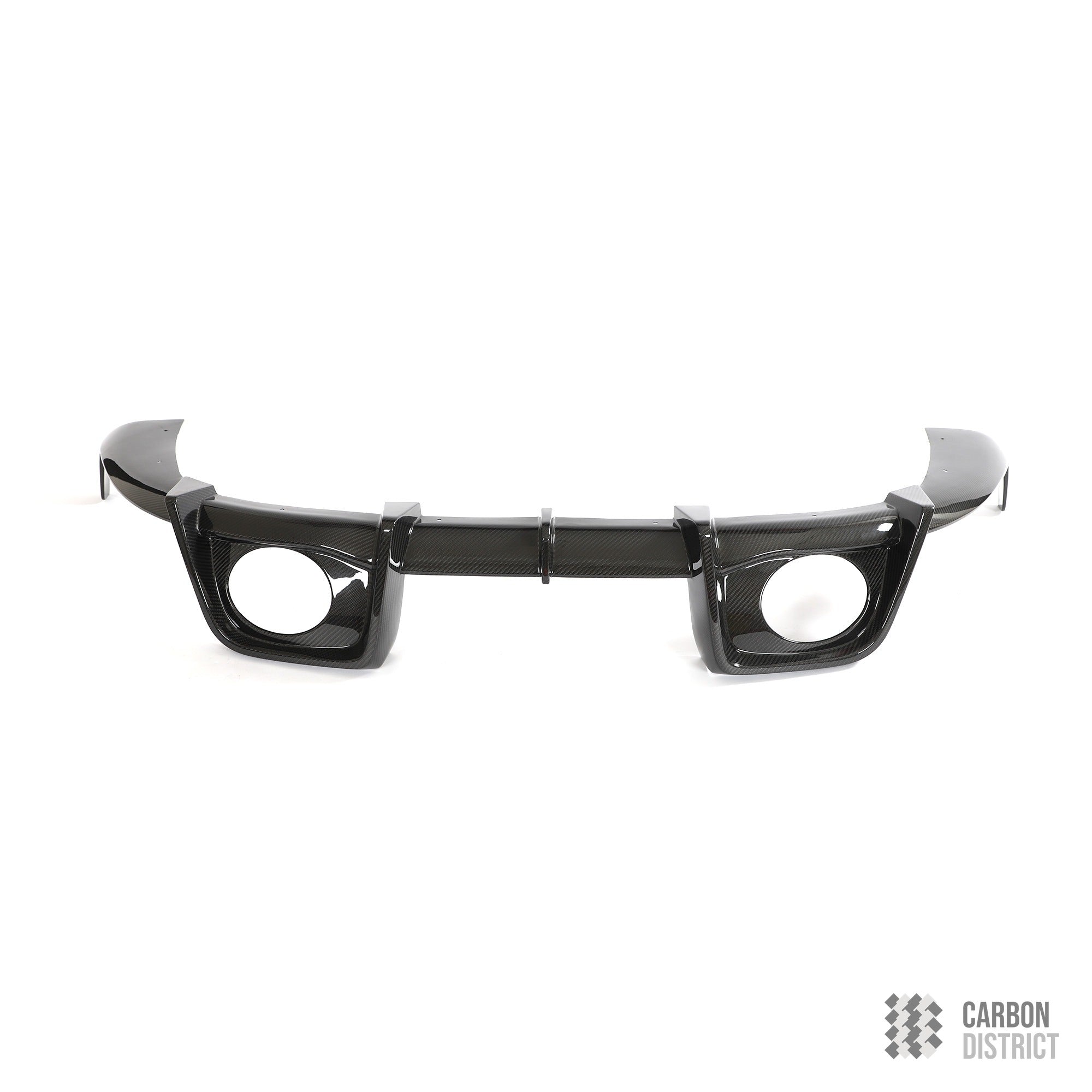 Porsche 911 (992) carbon fibre rear diffuser — 3K twill gloss finish
