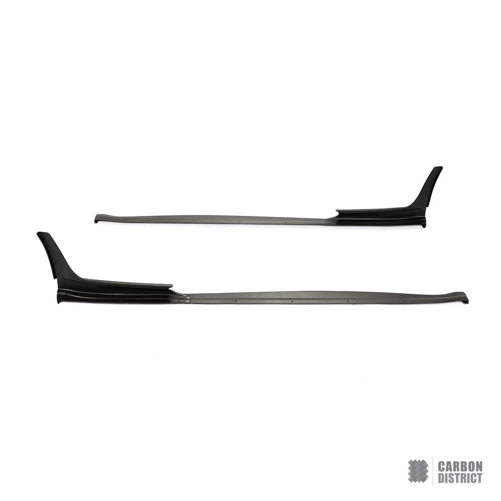 Porsche Boxster/Cayman (982.0) carbon fibre side skirts — fits 2016+