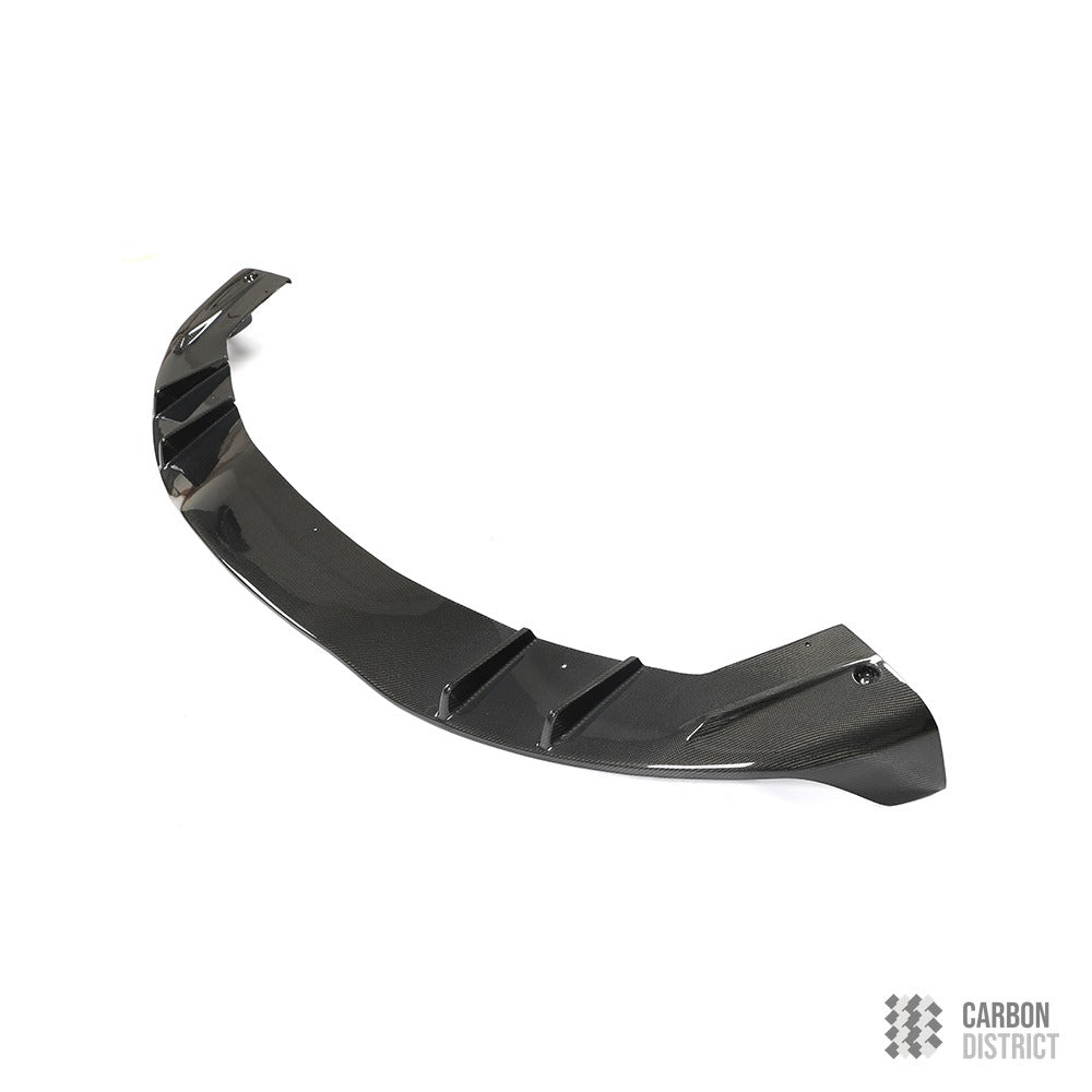 Tesla Model Y carbon fibre rear diffuser — 3K twill gloss finish