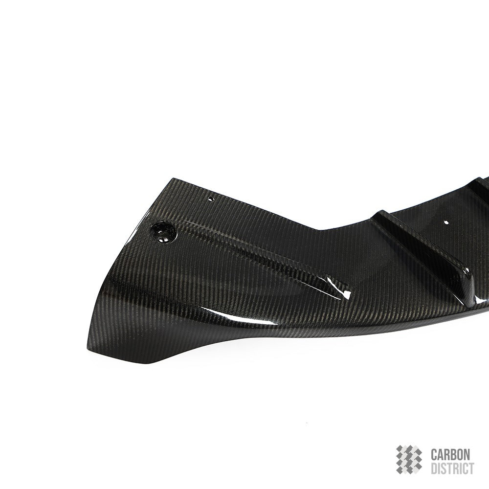Tesla Model Y carbon fibre rear diffuser — made to order in genuine carbon fibre