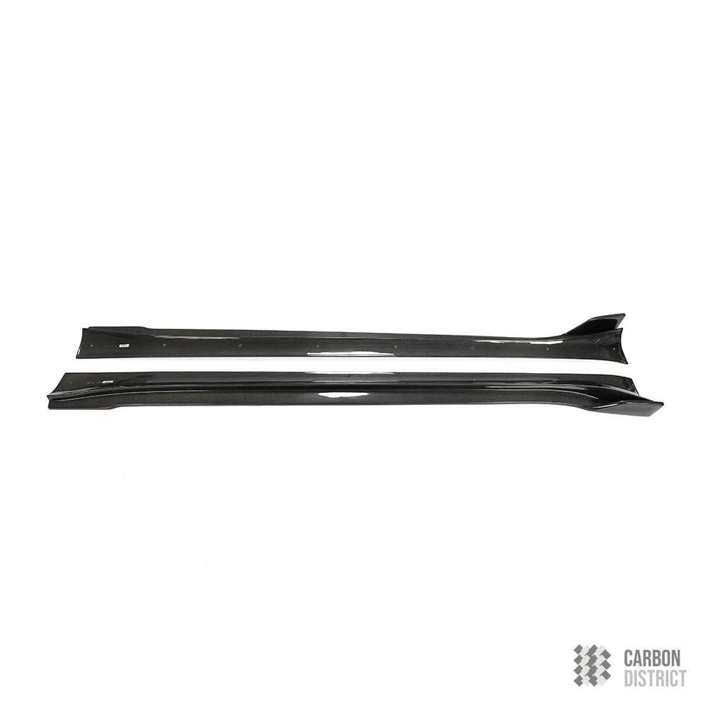 Tesla Model Y carbon fibre side skirts