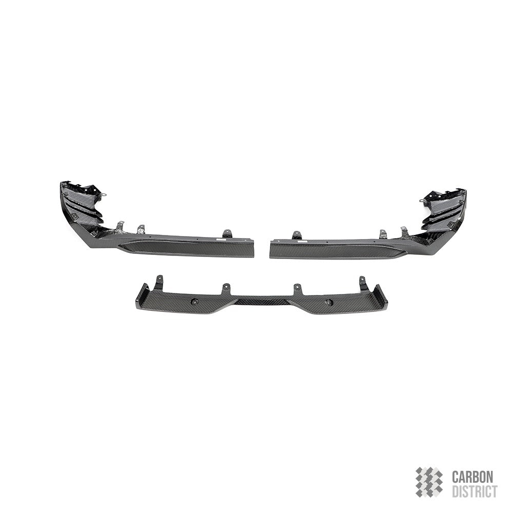 BMW i5 (G60) dry carbon fibre rear diffuser (M Sport) — no exhaust cut-outs, i5 only