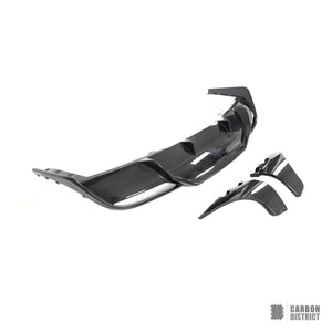 Tesla Model 3 (Highland) carbon fibre rear diffuser — fits 2024+