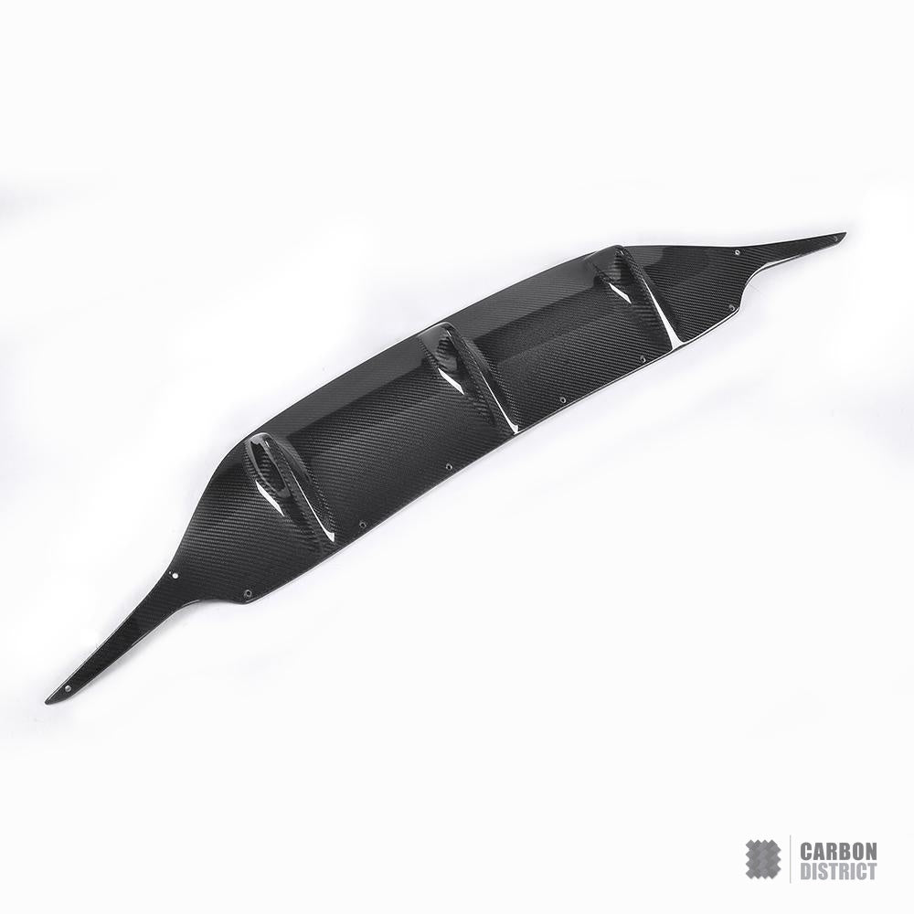 Mercedes E-Class Coupe (C238/A238) carbon fibre rear diffuser (V1) — view 4