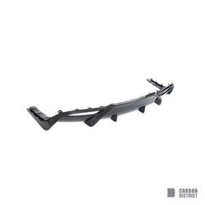 Tesla Model 3 (Highland) carbon fibre rear diffuser — 3K twill gloss finish