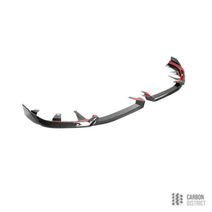 BMW 5 Series (G60) carbon fibre front lip — fits 2024+