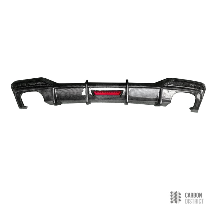 Diffusore posteriore in fibra di carbonio per Audi A5/S5 (B9) (stile labbro)