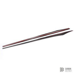 BMW 6 Series (F06) carbon fibre side skirts — fits 2012-2018