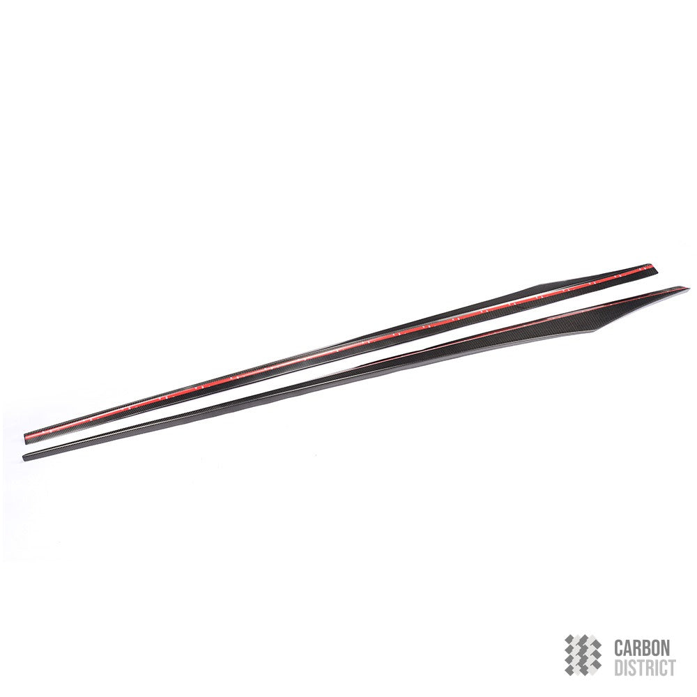 BMW 6 Series (F06) carbon fibre side skirts — fits 2012-2018