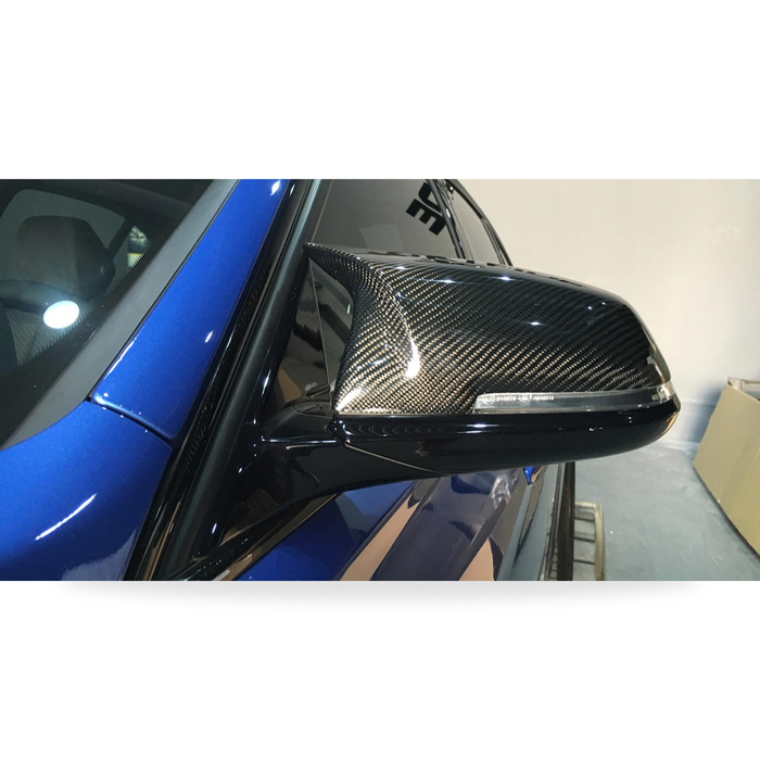 BMW F20/F22/F30/F32/F36 Carbon Fibre Mirror Caps (M3-Style)