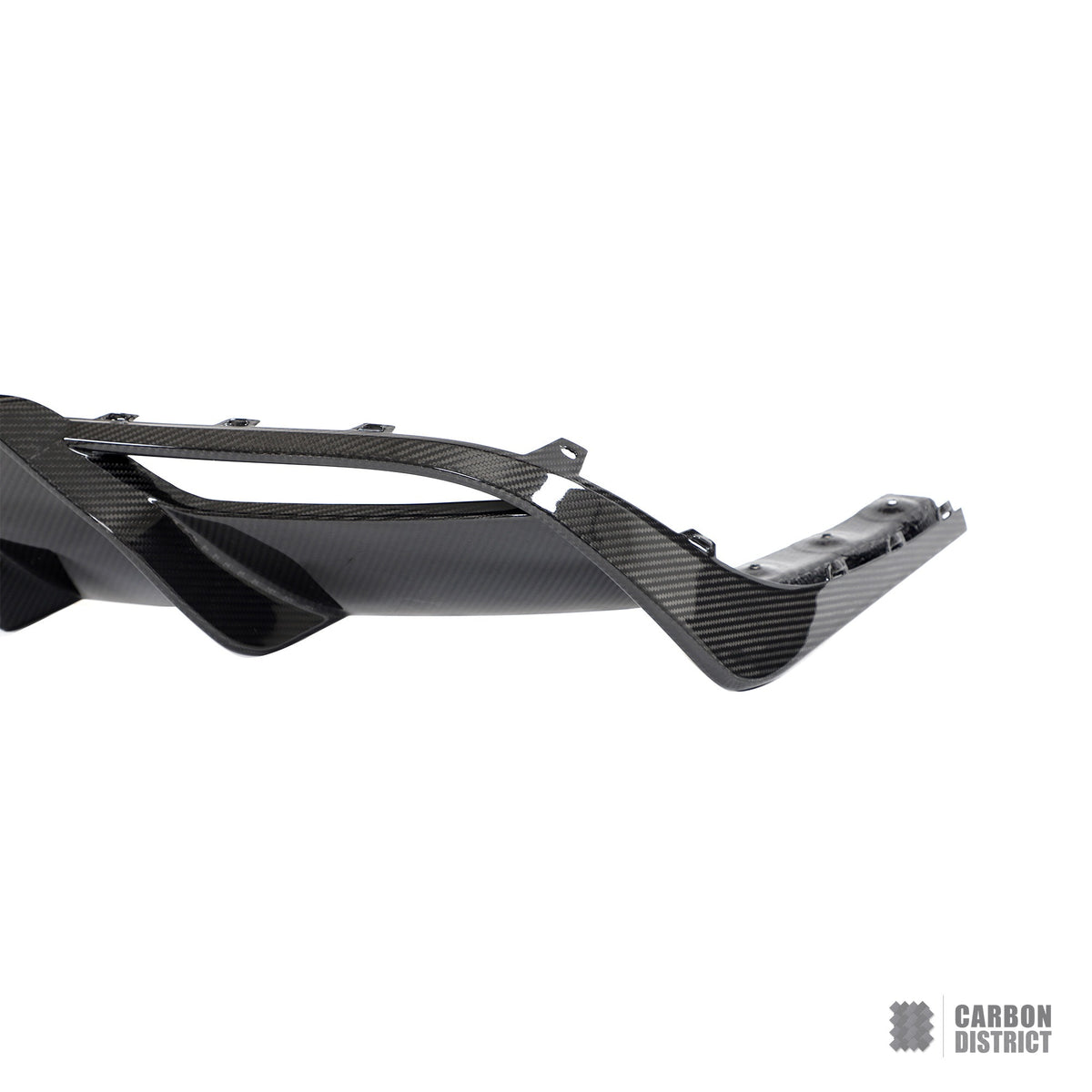 Tesla Model 3 (Highland) carbon fibre rear diffuser — made to order in genuine carbon fibre