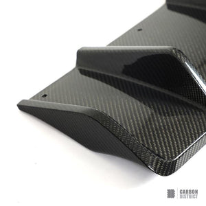 Porsche Macan / Macan GTS (95B.2) carbon fibre rear diffuser — view 8