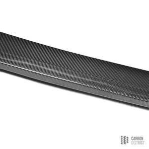 Audi A6/S6 (C7) carbon fibre front lip — 3K twill gloss finish