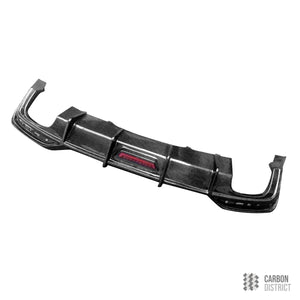 Audi A5/S5 (B9) carbon fibre rear diffuser (Lip Style) — made to order in genuine carbon fibre