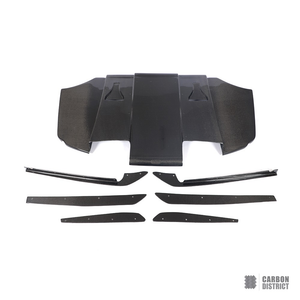 BMW M3 (E92/E93) carbon fibre rear diffuser (V2)