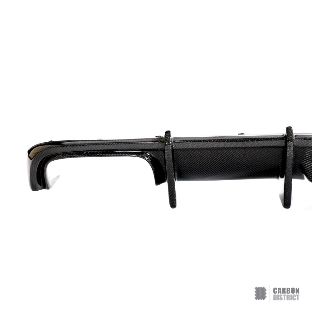 Audi A4/S4 (B9) carbon fibre rear diffuser (V1) — view 5