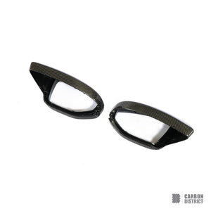 Audi A6/S6/RS6/A7/S7/RS7 (C8) carbon fibre mirror caps (replacement) — view 4