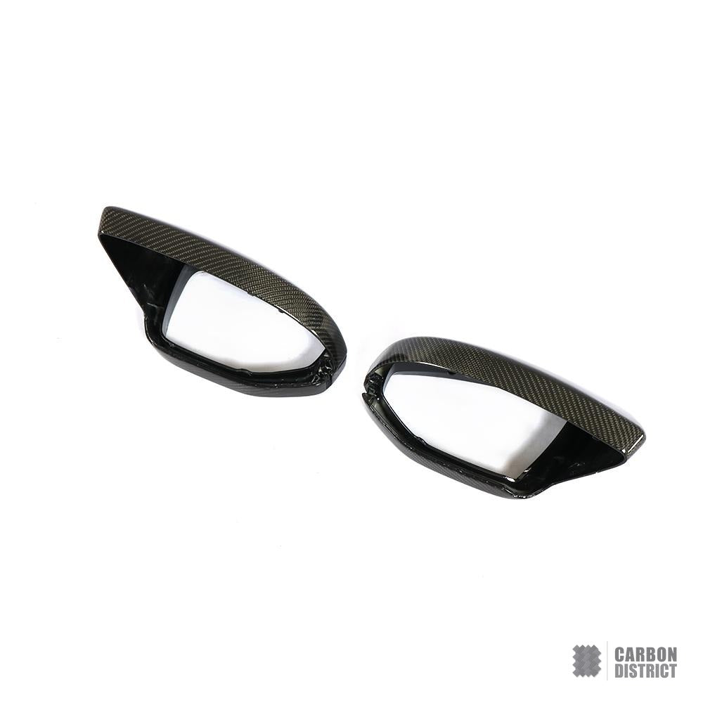 Audi A6/S6/RS6/A7/S7/RS7 (C8) carbon fibre mirror caps (replacement) — view 4
