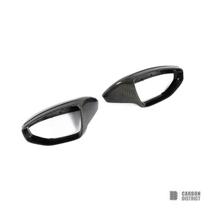 Audi A6/S6/RS6/A7/S7/RS7 (C8) carbon fibre mirror caps (replacement) — view 5