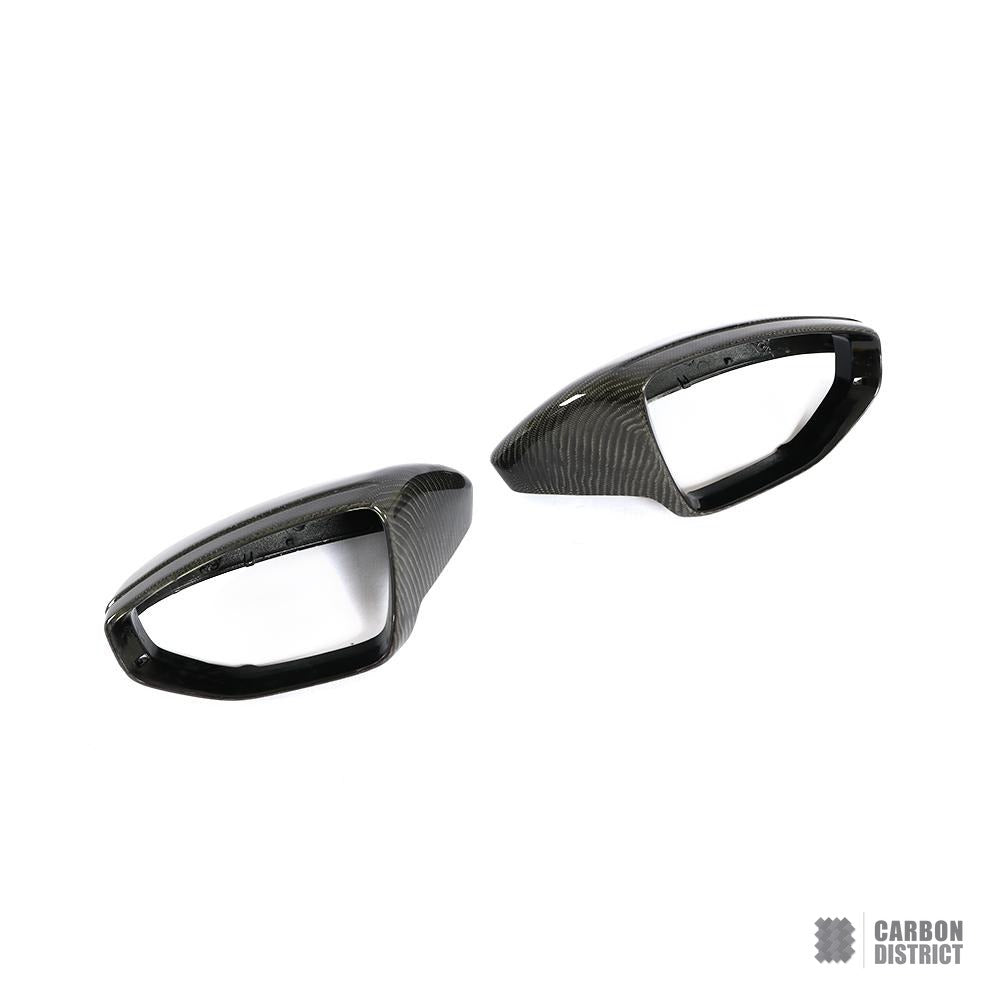 Audi A6/S6/RS6/A7/S7/RS7 (C8) carbon fibre mirror caps (replacement) — view 5