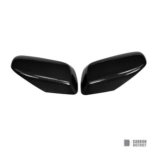 BMW 5/6 Series (E60/E61/E63/E64) carbon fibre mirror caps — fits 2003-2007