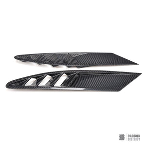 Ferrari 458 (F142) Carbon Fibre Front Bumper Inserts