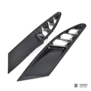 Ferrari 458 (F142) Carbon Fibre Front Bumper Inserts