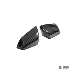 Ford Mustang (S550) dry carbon fibre mirror caps — view 4
