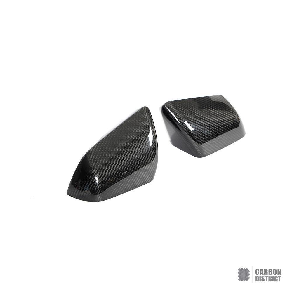 Ford Mustang (S550) dry carbon fibre mirror caps — view 4