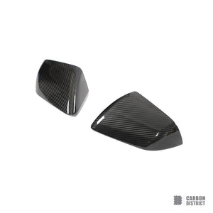 Ford Mustang (S550) dry carbon fibre mirror caps — view 5