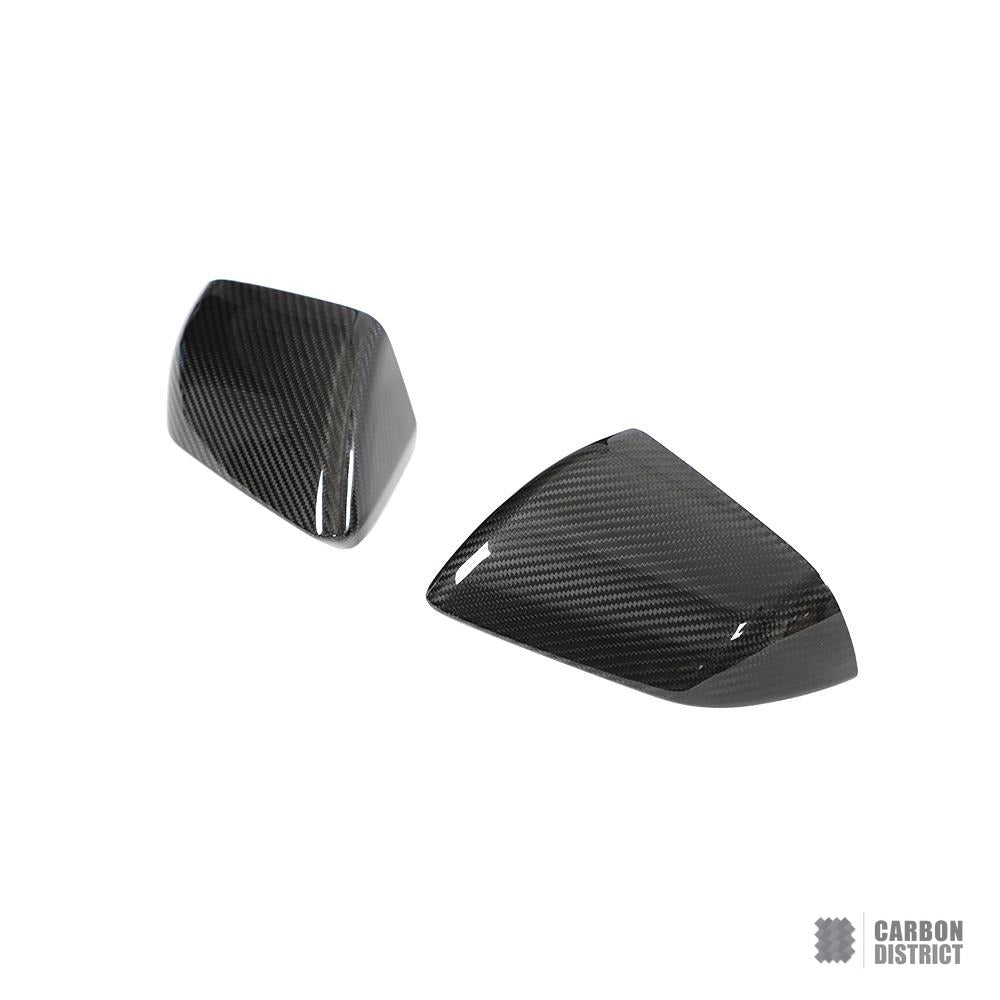 Ford Mustang (S550) dry carbon fibre mirror caps — view 5