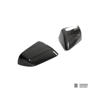 Ford Mustang (S550) dry carbon fibre mirror caps — view 6