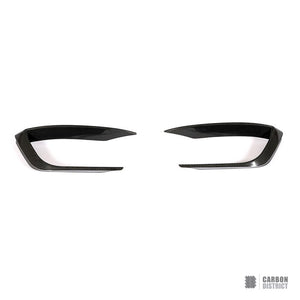 Maserati Ghibli (M157) Carbon Fibre Front Bumper Inserts